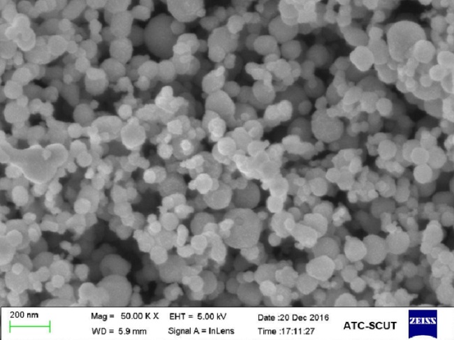 วิธีเตรียมผงทองแดง 300Nm โดยวิธีการลดสารเคมี